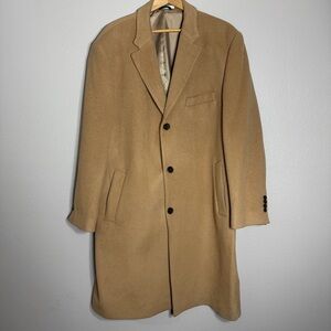 (Like New) Lauren Ralph Lauren Men's Tan Pea Coat